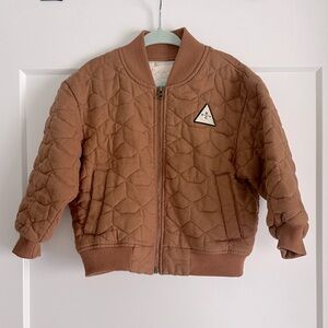 Rylee + Cru Quilted Bomber Jacket Size 2/3T